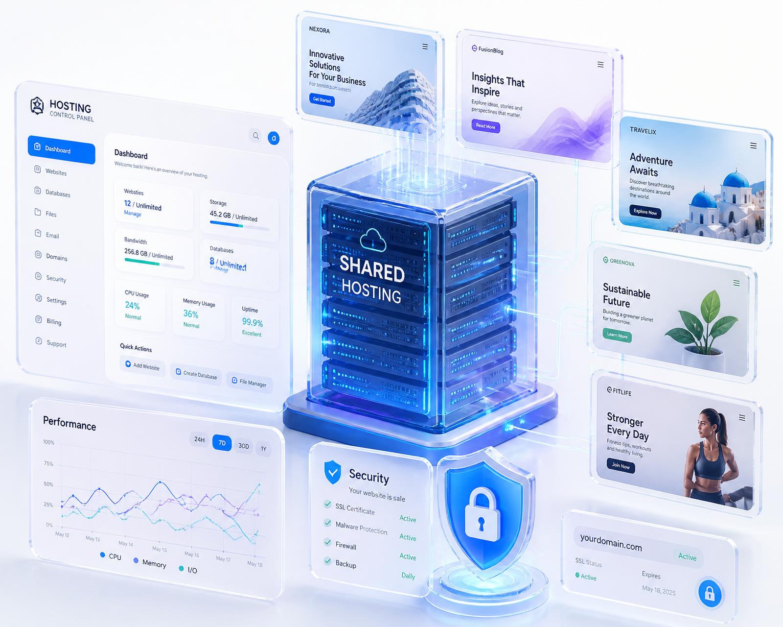 Web Hosting infrastructure preview
